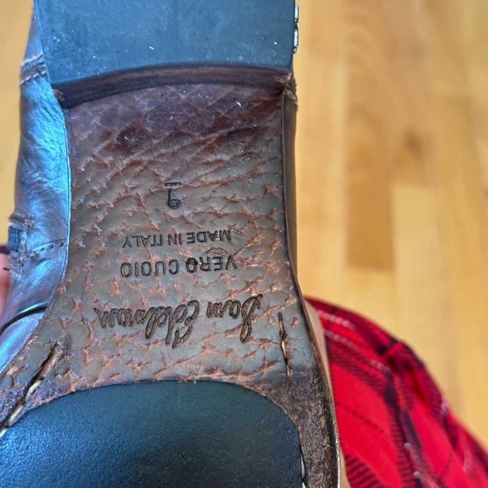 Sam Edelman Brown Leather Ankle Boots - Picture 7 of 7